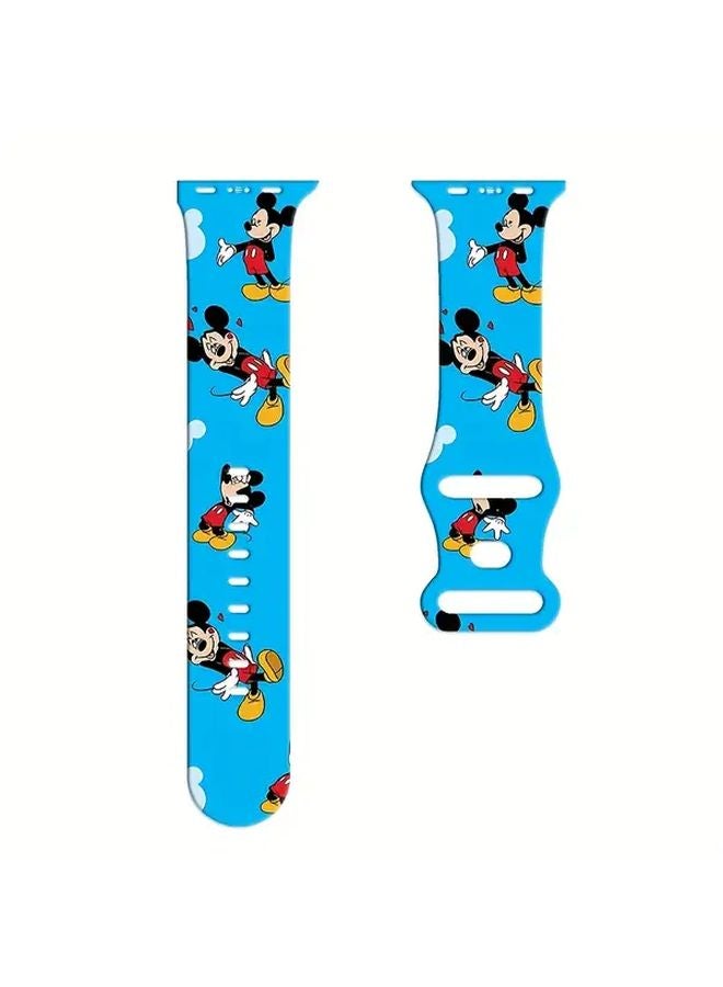Disney Mickey Kawaii Cartoon Smart Watch Band Mixed Color 10 For Apple Watch 38 40 41mm - Image 1